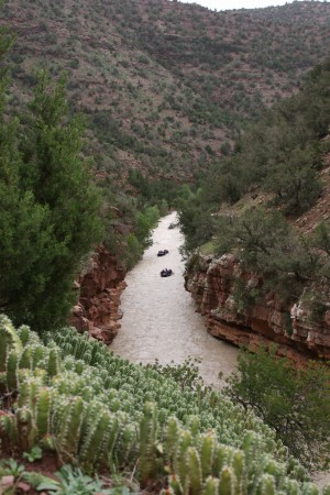 Travelling Through The Stunning Gorges On The Ahansel River