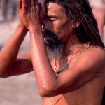 A Sadhu (holy Man) in the heart of Kathmandu