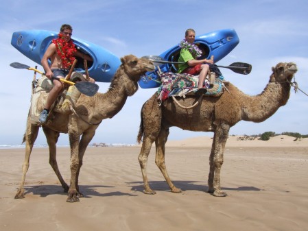 Kayak shuttles, Morocco style!