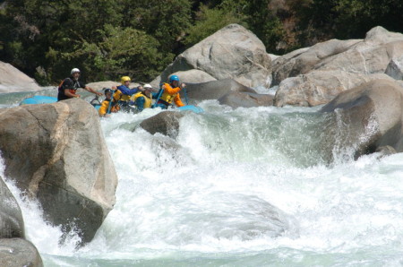 Cherry Creek offers steep committing rafting