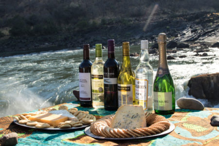 Wine and Cheese at Moemba Falls