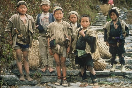 Young Gurung lads in Western Nepal