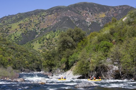 The wild Tuolumne River in California