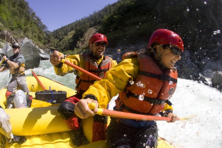 The stunning white water on the North Fork Of The Stanislaus