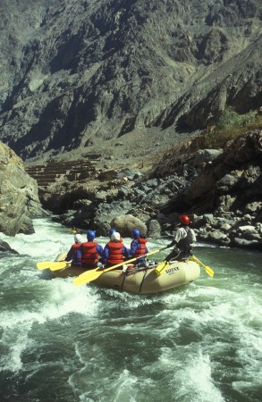 Steep and stunning white water on the Rio Cotahuasi