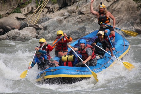 Big fun on the Tamur's 130 rapids in 120 km.