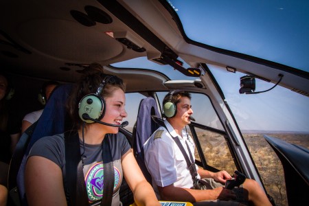 A gorgeous and scenic flight back from the Zambezi River