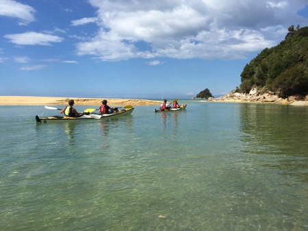 Sea Kayaking through Abel Tasman