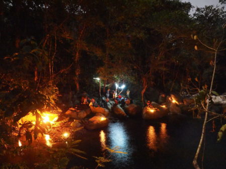 Riverside camping