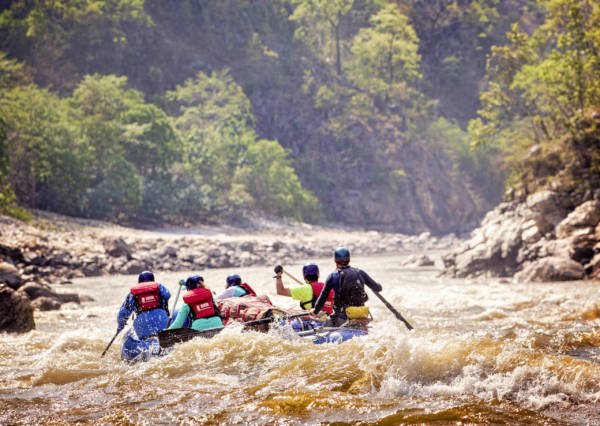 Image from the back of rafting the Karnali river