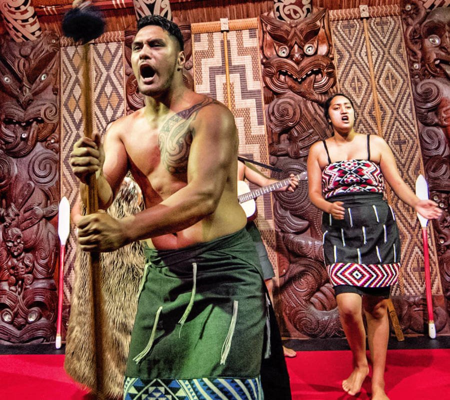 Image of maori cultural show at Waitangi