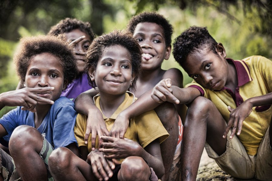 Genuine smiles in Papua New Guinea