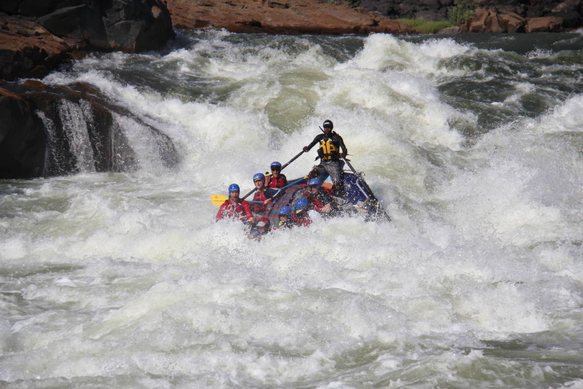 World Class rapids on the Zambezi