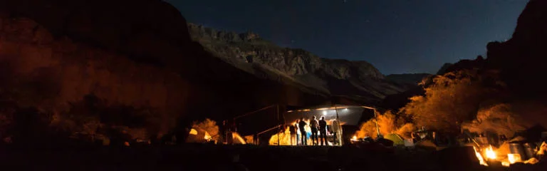 Image of camping on the Rio Cotahuasi