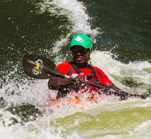 Image of Lovemore Kalinda kayaking