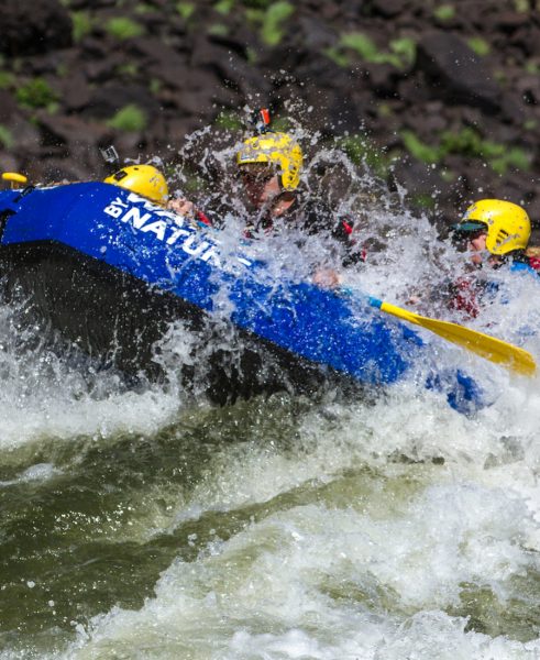 Running a hole on the Zambezi