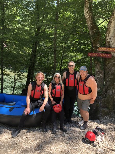 Me and the guys pre rafting the Tara River in Montenegro