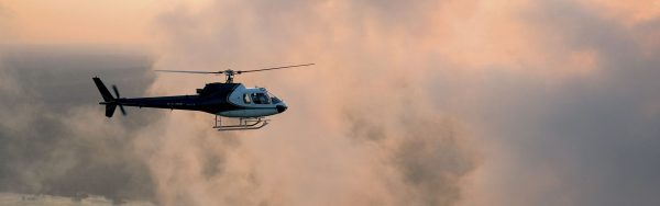 Helicopter on the Zambezi